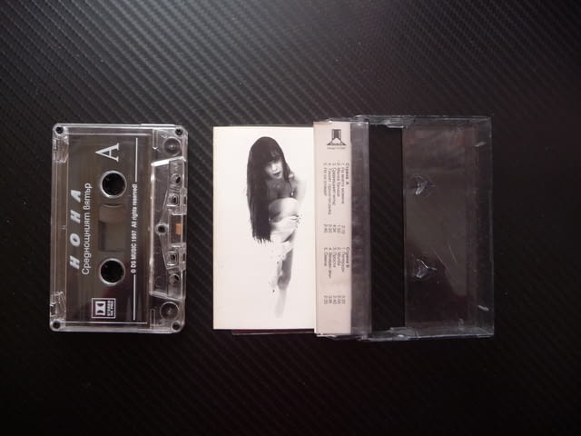 Нона Среднощният вятър Йотова музика аудиокасета 1996 Пеперуди Прости Молба Вечерен звън българска - снимка 2