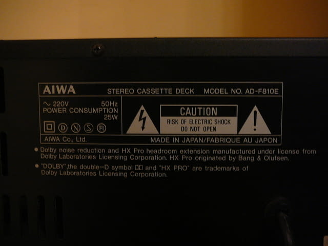Aiwa ad-f810e - град Пазарджик | Ресийвъри / Усилватели - снимка 9