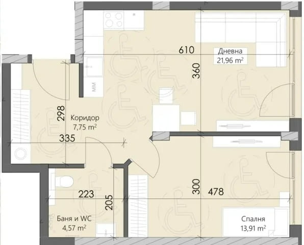 Апартамент на топ място и топ цена 2-стаен, 55 м2, Тухла - град Пловдив | Апартаменти - снимка 7