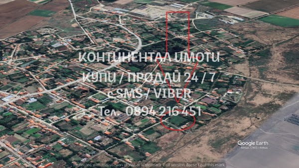 КОДг 17838. Дворно място 1800м2, с трифазен ток, вода, с две лица към 2 улици, - ъглов парцел със со - снимка 4