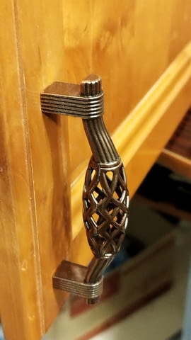 Кухненски шкафофе горен ред с врати от масив цвят череша 80/50 - 54/32см - снимка 1