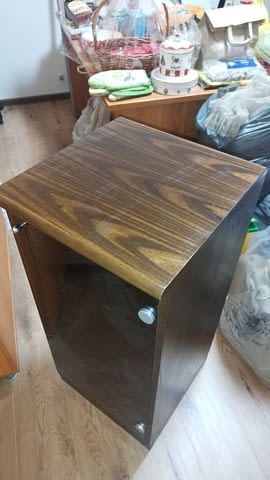 Шкаф витрина цвят палисандър - орех 42/44/височина 91см, city of Sofia | Cabinets & Dressers - снимка 1