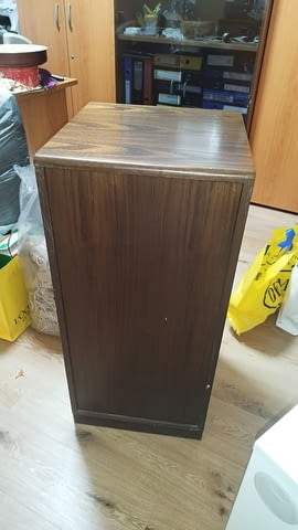 Шкаф витрина цвят палисандър - орех 42/44/височина 91см, city of Sofia | Cabinets & Dressers - снимка 4