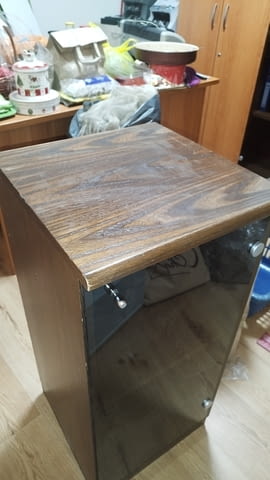 Шкаф витрина цвят палисандър - орех 42/44/височина 91см, city of Sofia | Cabinets & Dressers - снимка 6