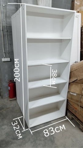 Гардероб - Етажерка 83/200/32см - офис шкаф с рафтове за документи 4бр - снимка 1