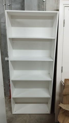 Гардероб - Етажерка 83/200/32см - офис шкаф с рафтове за документи 4бр - снимка 4