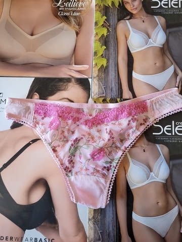 Seimia XS италиански розови, жълти прашки 6mia розова, жълта италианска прашка ХС италианско бельо - снимка 1