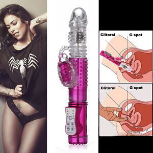 Вибратор зайче с въртящ се край и перли G-Spot вибратори - град София | Sex Shops - снимка 5