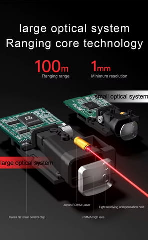 Лазерна ролетка 100м SNDWAY - град София | Инструменти - снимка 12
