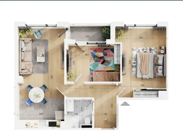 Тристаен с Акт16 в Резиденшъл Парк Пловдив-Тракия, град Пловдив | Апартаменти - снимка 2