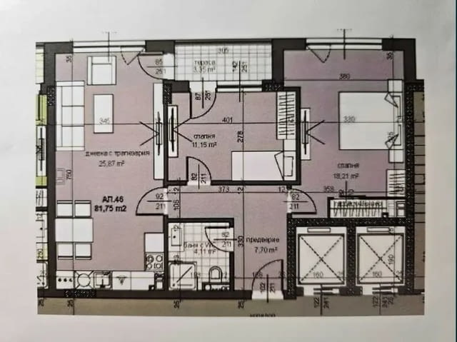 Тристаен с Акт16 в Резиденшъл Парк Пловдив-Тракия, град Пловдив | Апартаменти - снимка 3