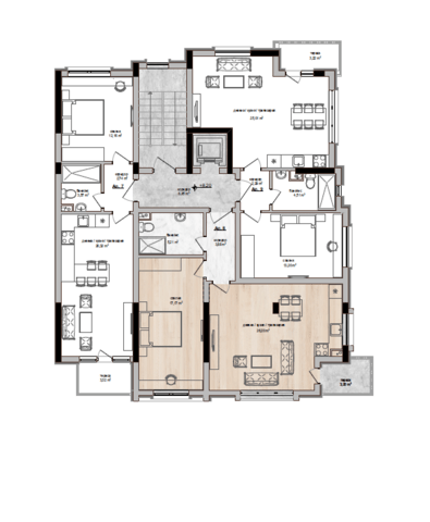 Двустаен апартамент в Широк Център, гр.Хасково 2-стаен, 76 м2, Тухла - град Хасково | Апартаменти