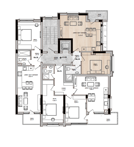 Двустаен апартамент за продажба в Широк Център, гр.Хасково, град Хасково | Апартаменти