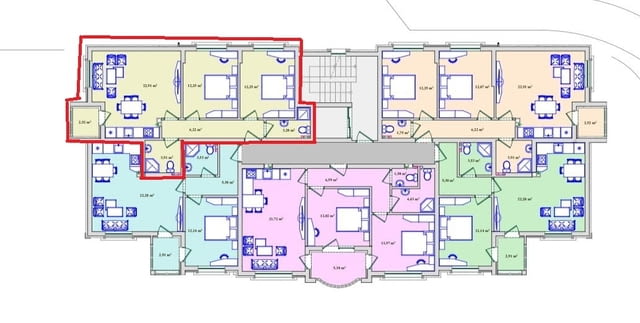 Тристаен апартамент, разположен в Широк Център, гр.Хасково, град Хасково | Апартаменти