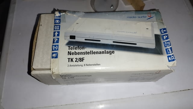 Телефонна централа немска аналогова - telefon nebenstellenanlage ТК 2/8F - снимка 1