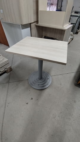 Маса правоъгълна 70см/59см с метален крак MAP, Classic, Fixed - city of Sofia | Tables - снимка 2