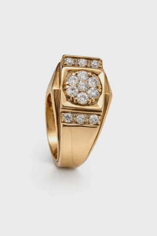 Златен пръстен - 6.29гр. Злато, Unisex, Гаранция - Не - град Велико Търново | Пръстени - снимка 1