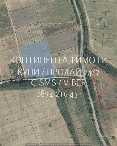 Кодл 63146. Нива 7дка, кат 3-та с лице на селски път 75м2 на втора линия и 70м от шосето преди селот - снимка 1