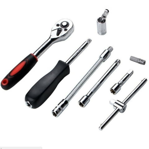 Комплект двустранни гаечни ключове, 46 части, хром-ванадиева стомана - снимка 4