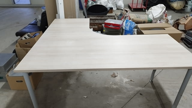 Бюро ъглово с метални крака - офис маса - city of Sofia | Desks - снимка 2