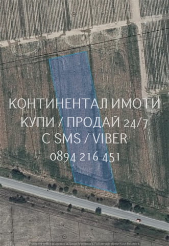 Код 63149. Поземлен имот 4200м2 с лице на асфалтов път 40 метра след разклона за село Старосел в бли - снимка 1