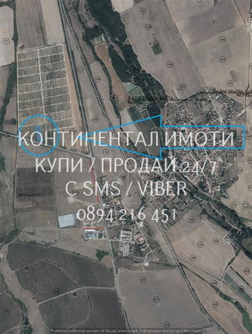Код 63149. Поземлен имот 4200м2 с лице на асфалтов път 40 метра след разклона за село Старосел в бли - снимка 3