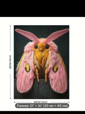 Розов моден Молец Модернизъм - град Монтана | Картини - снимка 2