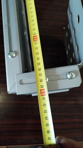 Метална поставка за компютър - Поставка за PC кутия за монтаж към бюро - снимка 3