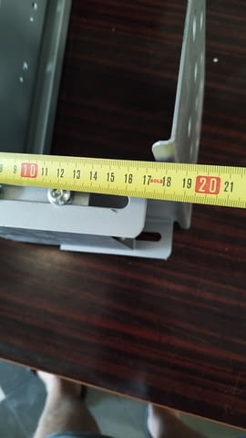 Метална поставка за компютър - Поставка за PC кутия за монтаж към бюро - снимка 7