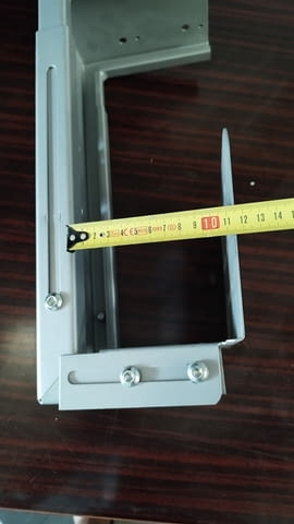 Метална поставка за компютър - Поставка за PC кутия за монтаж към бюро - снимка 9