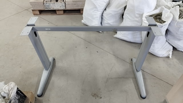 Метални крака 2бр и метална греда за бюро или офис маса в комплект - снимка 4