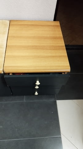 Шкафче на колела - контейнерз а бюро със заключване 47/41/51см - снимка 4