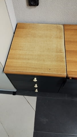 Шкафче на колела - контейнерз а бюро със заключване 47/41/51см - снимка 8