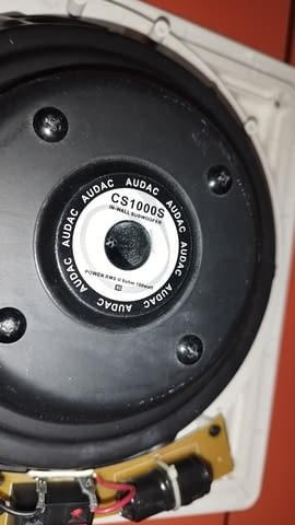 Тонколони за вграждане - AUDICA professional Median IC 165 и AUDAC CS1000S - Субуфер за вграждане - снимка 8