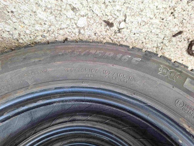 6 бр. запазени летни гуми Michelin Agilis 195/75 R16С, city of Sofia | Wheels & Tires - снимка 10