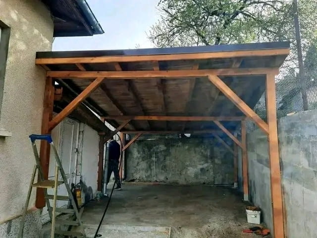 Рестарвация на къщи Частичен ремонт на покрив Хидроизолация нов покрив навеси - снимка 9