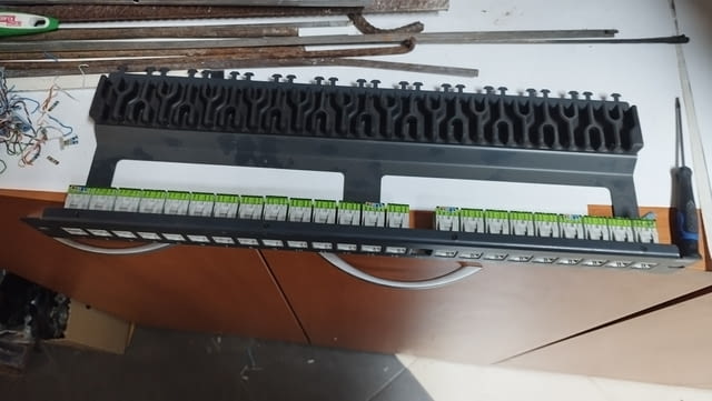 Пач панел 5е cat. - 24 порта за рак - сърварен шкаф 1U MMC, city of Sofia - снимка 6