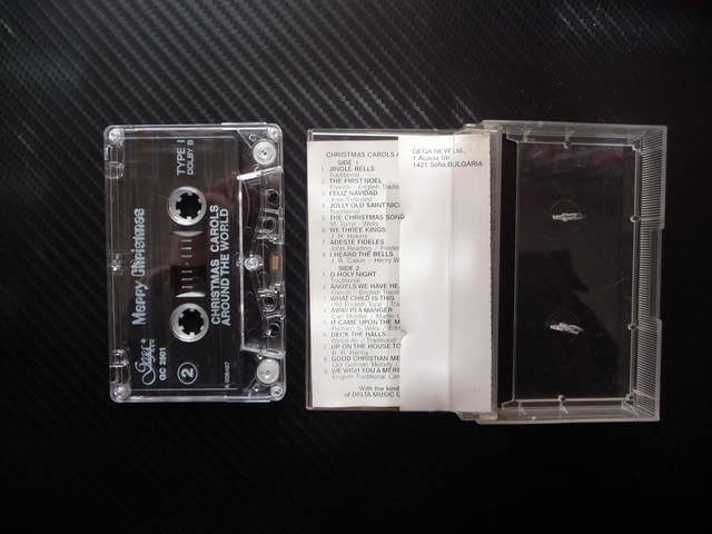 Merry Christmas Gega new Гега издание Коледни песни Новогодишни 1995 Jingle Bells класики Коледа Дяд - снимка 2