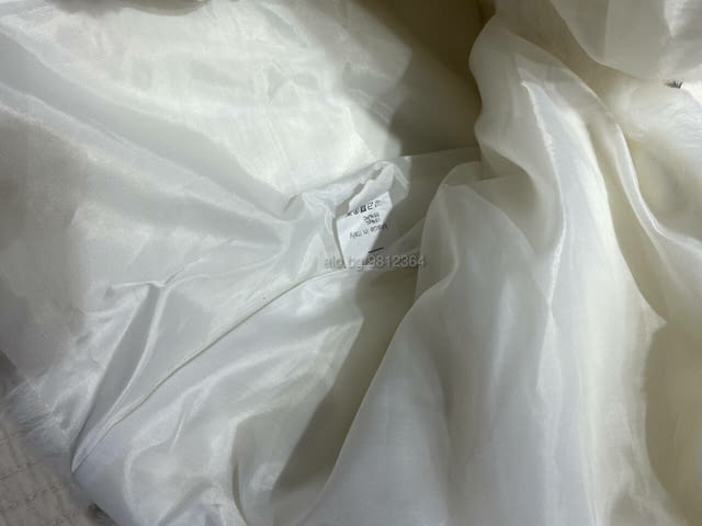 Пухкав бял елек от еко кожа с колан M, White - city of Sofia | Women’s Clothes - снимка 6