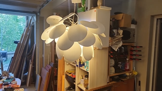 Полилей стил Marset Discocó с три крушки 80/60см - град София | Осветление - снимка 2