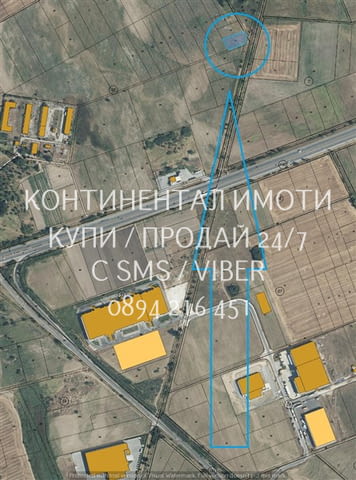 Код 63155. Нива 1400м2, кат 5-та близо до поливен канал с много лесен пряк достъп на 300м от АМ Трак - снимка 2