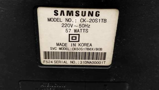Телевизор Samsung CK - 20S1TB Цветен с кинескоп 20 инча., град София | Телевизори / Декодери - снимка 7