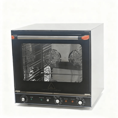 Професионална конвекторна фурна с грил с включени 4 тави, до 300°C, таймер до 120 минути