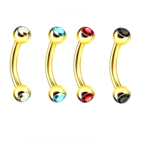 Златен пиърсинг за вежда - city of Sofia | Other - снимка 1