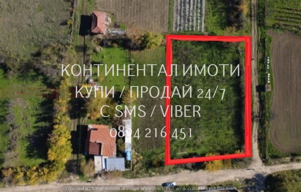 Код 63156. Голям делим ъглов парцел 1800м2 с партида за ток, сонда и може да започнете максимално бъ