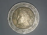 2 ЕВРО Италия 2002 Данте Алигиери