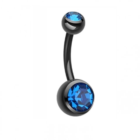 Пиърсинг с кристали черна стомана - city of Sofia | Other - снимка 5