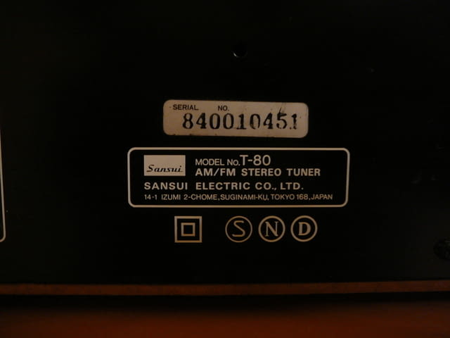 Sansui t-80 - град Пазарджик | Ресийвъри / Усилватели - снимка 7