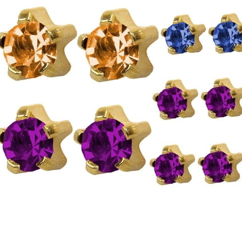 Стерилни обици за пробиване уши на деца - city of Sofia | Earrings - снимка 1