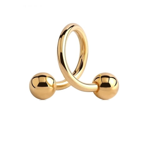 Извита обица медицинска стомана 316L - city of Sofia | Earrings - снимка 1